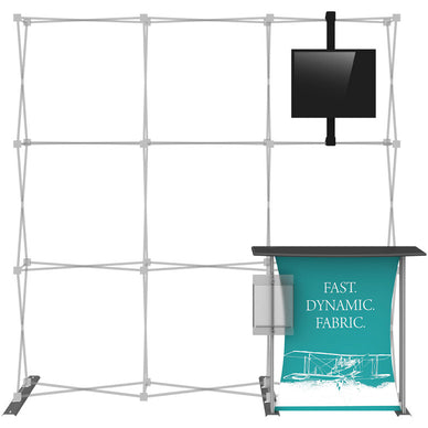 Hopup™ Pop-Up Display, Straight · 7½′w × 7½′h + Kit·02