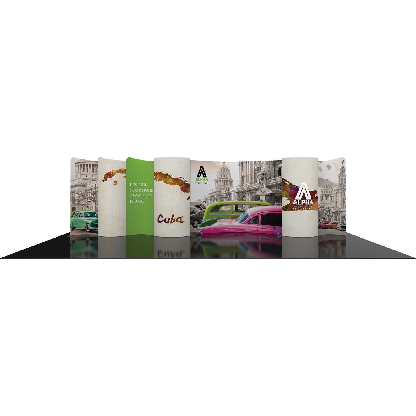 Modulate™ Modular Backdrop, Display Kit 01 · 30′ wide