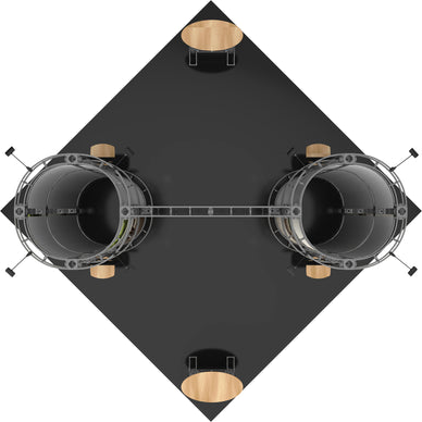 Orbital Express™ Truss Exhibit, Gemini · 20′ × 20′ Island Booth