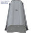 Orient™ 800 Double-Sided Retractable Banner Stand · 31½″ wide