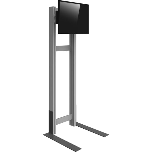 Angled view of Freestanding Monitor Kiosk (monitor not included).