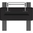 Freestanding Monitor Kiosk w/ Shelf