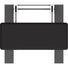 Freestanding 3-Shelf Display Unit