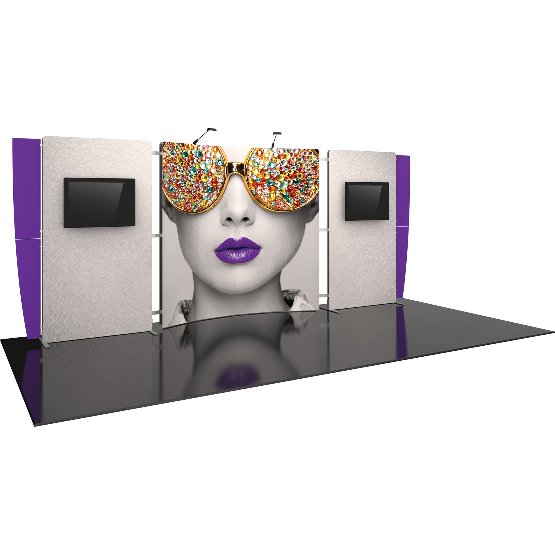 Vector Frame™ Master 20' Trade Show Booth · Kit 22 – Epic Displays