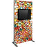 Vector Frame™ Monitor Kiosk · 48" wide (Double-Sided Mount)